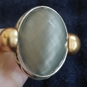 Brighton Elegant Gold and Silver Women's Ring. Size 7.